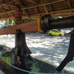 Guma adalah senjata tradisional Sulawesi Tengah yang berbentuk pedang. Foto: PaluPoso/Miftahul