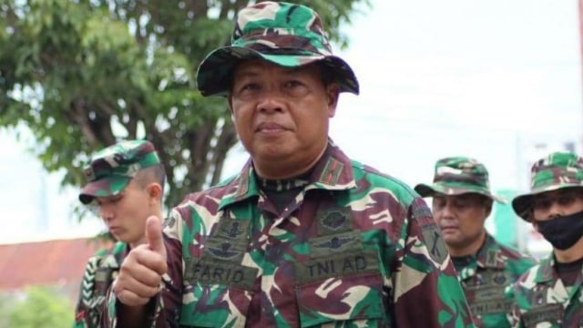 
 Danrem 132/Tadulako Brigjen TNI, Farid Makruf. Foto: Penrem 132/Tadulako