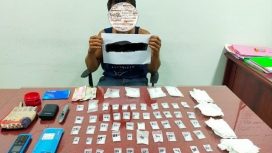 Tersangka beserta barang bukti penyalahgunaan narkoba di Tolitoli ditangkap oleh personel Ditresnarkoba Polda Sulteng. Foto: Humas Polda Sulteng
