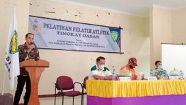 Pelatih Atletik Nasional Nanang Kusuma Sebut Parimo Bakal Jadi Pilot Project Atletik. Foto: Diskominfo Parimo