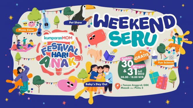 
 Menteri Sri Mulyani hingga Paula Verhoeven Ramaikan kumparanMOM Festival Hari Anak 2022