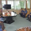 Wali Kota Palu H.Hadianto Rasyid melepas peserta aparatur sipil negara (ASN) Magang dari Dinas Pemadam Kebakaran dan Penyelamatan Kota Palu ke Damkar Provinsi DKI Jakarta. Foto: Dok. Pemkot Palu