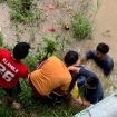 Seorang wanita inisial M asal Kabupaten Banyuwangi, Provinsi Jawa Timur, nekat terjun di Jembatan Tompira yang membelah sungai Laa di Desa Tompira, Kecamatan Petasia Timur, Kabupaten Morowali Utara. Foto: Istimewa