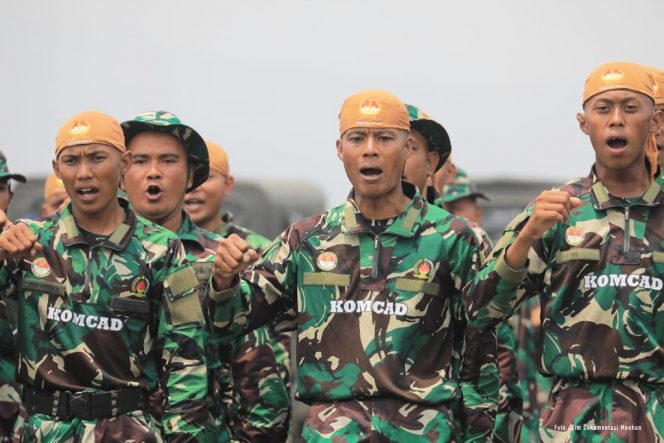 
 Komponen Cadangan (Komcad) TNI. Foto: Tim Dokumentasi Menhan Prabowo Subianto
