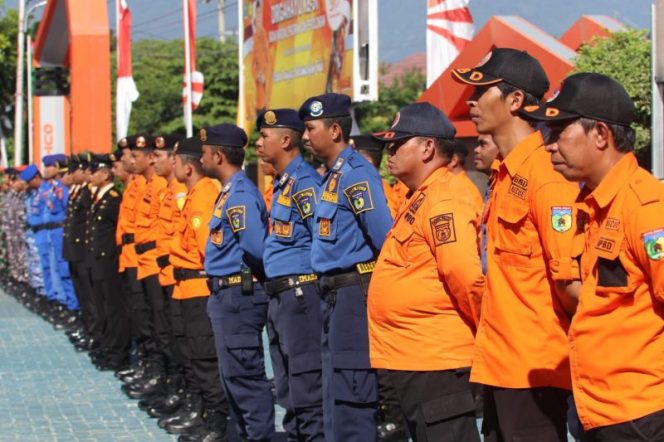 
 Basarnas Palu gelar upacara peringatan HUT ke 51. Foto :Humas Basarnas Palu