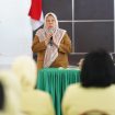 Wakil Wali Kota Palu, dr Reny Lamadjido saat jadi narasumber di pertemuan rutin Ikatan Adhyaksa Dharmakarini Wilayah Sulawesi Tengah, di Kantor Kejati Sulteng, Selasa, 31 Januari 2023. Foto: Pemkot Palu