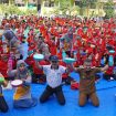 Wali Kota Palu, Hadianto Rasyid secara resmi melaunching Gerakan Aksi Bergizi dan Penanganan Sampahku Tanggungjawabku pada Selasa, 07 Februari 2023, di MTs Negeri 2 Kota Palu. Foto: Pemkot Palu