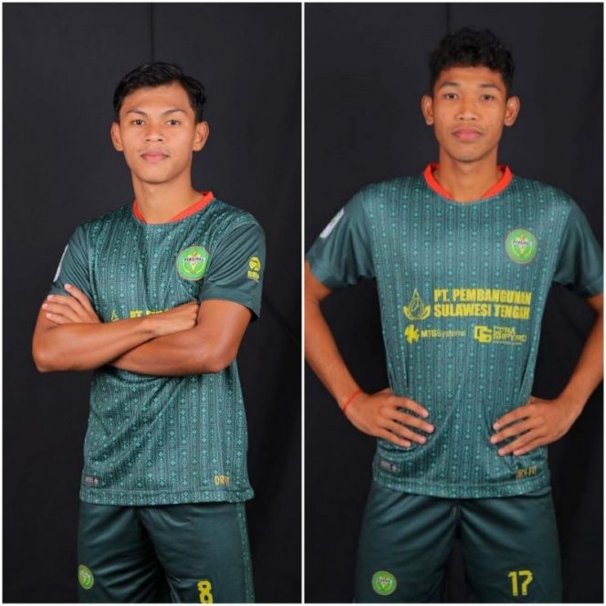 
 Moh. Rifal dan Tri Setiawan pemain Persipal Palu dipanggil memperkuat Timnas Indonesia di ajang Sea Games 2023. Foto Persipal Palu