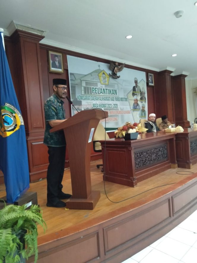 
 Pengurus Komisariat Alkhairaat Parimo Resmi Berganti, Ini Pesan Sekda Zulfinasran. Foto : Kominfo Parimo