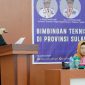 Ketua Komisi IV DPRD Provinsi Sulawesi Tengah Alimuddin Paada menghadiri langsung pelaksanaan kegiatan Bimbingan Teknis Pengelolaan Perpustakaan. Foto : Humas DPRD Sulteng