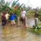 Puluhan rumah di Desa Pasir Putih, Kecamatan Pamona Selatan, Kabupaten Poso terendam banjir, Selasa 14 Maret 2023 subuh. Foto : Humas BPBD Sulteng