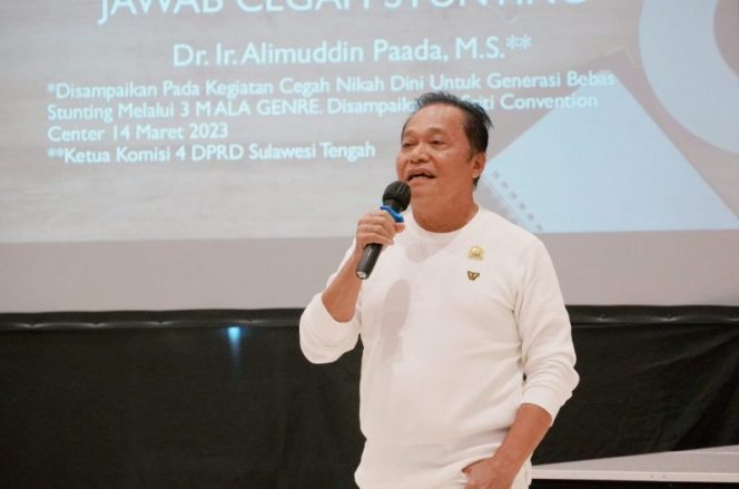 
 Ketua Komisi IV DPRD Provinsi Sulteng Alimuddin Paada. Foto : Humas DPRD Sulteng