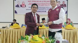 Ketua DPW PPNI Sulteng Masri Daeng Taha bersama ketua Bapena PPNI Sulteng Antoni. Foto: Antoni
