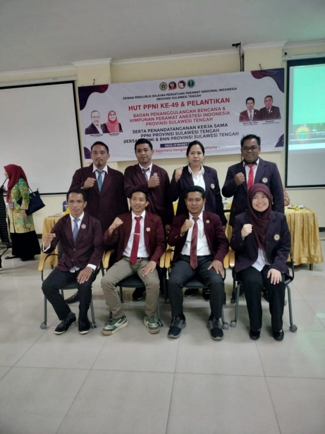 
 Pengurus Hipani Sulteng Bersama ketua DPW PPNI Sulteng Masri Daeng Taha. Foto: Humas PPNI Sulteng