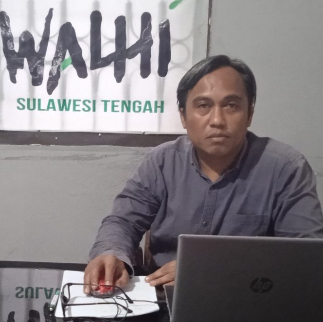 
 Direktur WALHI Sulawesi Tengah Sunardi Katili. Foto : istimewa