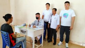 PT Gunbuster Nickel Industry menggelar Job Fair untuk merekrut para pelamar kerja di Morut. Foto: Humas PT GNI