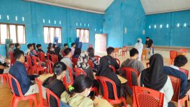 PT GNI menggelar kembali Job Fair Desa Molores Kecamatan Petasia Timur, Kabupaten Morowali Utara. Foto: Humas PT GNI