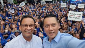 Anies Baswedan bersama Agus Harimurti Yudhoyono. Foto: Instagram AHY