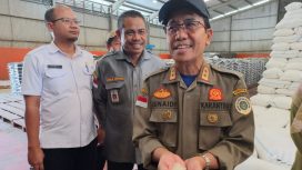 Kepala Barantan Palu Tinjau Pasar Masomba untuk memastikan ketersediaan bahan pokok aman. Foto: Humas Barantan Palu