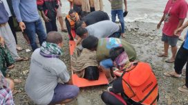 Jasad Rendi pemuda usia 20 tahun yang tenggelam usai berusaha menyelamatkan kedua saudaranya akhirnya. Foto: Humas Basarnas Palu