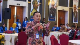 Ketua Komisi IV DPRD Provinsi Sulawesi Tengah Alimuddin Paada menghadiri kegiatan Rapat Kerja Nasional Ikatan Alumni Universitas Tadulako. Foto: DPRD Sulteng