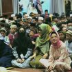 Ketua DPRD Sulteng Nilam Sari Lawira menghadiri bukber akbar Rumah Dua Jari. Foto: Humas DPRD Sulteng