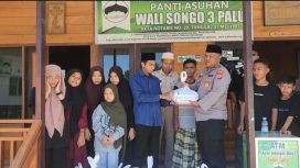 Polda Sulteng berbagi 2000 paket sembako di panti asuhan. Foto: Humas Polda Sulteng