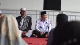 Wali Kota Palu Hadianto Rasyid bertemu dengan ratusan guru mengaji di kediamannya. Foto: Humas Pemkot Palu
