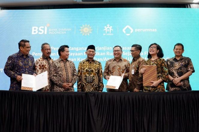 
 Maksimalkan Penyaluran KPR Syariah, Bank BSI Gandeng PP Muhammadiyah, BP Tapera dan Perumnas 