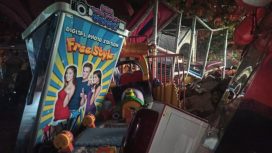 Fasilitas di Poso City Mall mengalami kerusakan akibat diterpa longsor. Foto: BPBD Sulteng
