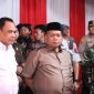 Wakil Ketua DPRD Sulteng Muharram Nurdin saat meninjau pos pengamanan mudik lebaran 2023. Foto: Polda Sulteng