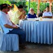 Bupati Parigi Moutong Samsurizal Tombolotutu saat memimpin rapat perdana pasca Hari Raya Idul Fitri 1444 H di Lolaro Resort Tinombo, Rabu 26 April 2023. Foto: Diskominfo Parimo