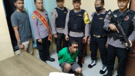Tim Opsnal Unit Reskrim Polsek Dolo tangkap pelaku penganiayaan di Desa Soulove, Kecamatan Dolo, Kabupaten Sigi. Foto: Humas Polres Sigi