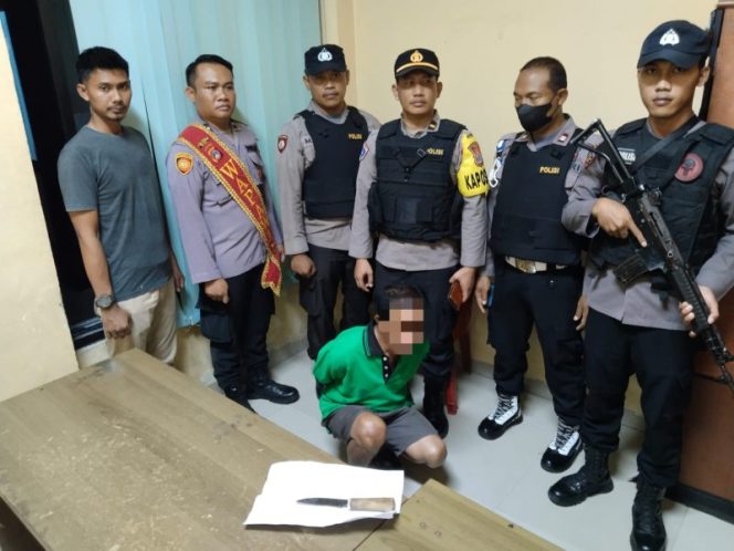 
 Tim Opsnal Unit Reskrim Polsek Dolo tangkap pelaku penganiayaan di Desa Soulove, Kecamatan Dolo, Kabupaten Sigi. Foto: Humas Polres Sigi