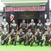 Sebanyak 15 personel TNI Angkatan Udara Mako Lanud Raja Haji Fisabilillah mendapatkan hadiah spesial di bulan suci Ramadan berupa kenaikkan pangkat. Foto: Humas TNI AU