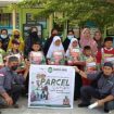 Yayasan Banua Amal Bersama distribusi program bantuan bernama Parcel Cinta di beberapa sekolah. Foto: Yayasan Banua Amal Bersama