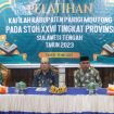 Asisten I Bidang Pemerintahan dan Kesra Abd Azis Tombolotutu membuka pelatihan kafilah Seleksi Tilawatil Qur’an dan Hadits (STQH) XXVII Tingkat Provinsi Sulawesi Tengah. Foto: Diskominfo Parimo