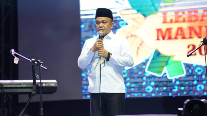 
 Wali Kota Palu Hadianto Rasyid saat menutup Festival Lebaran Mandura. Foto: Humas Pemkot Palu