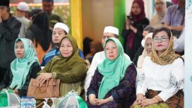 Wakil Wali Kota Palu Reny A Lamadjido saat menghadiri penutupan Festival Raodhah. Foto: Humas Pemkot Palu