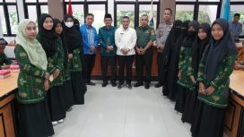 Wali Kota Palu Hadianto Rasyid secara resmi melepas Kafilah Kota Palu yang akan berlomba di ajang STQH ke-27 tingkat Provinsi Sulawesi Tengah. Foto: Humas Pemkot Palu