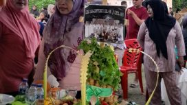 Suasana kegiatan pengawu fest dan lebaran kalopa.
(Foto: Humas Pemkot Palu)