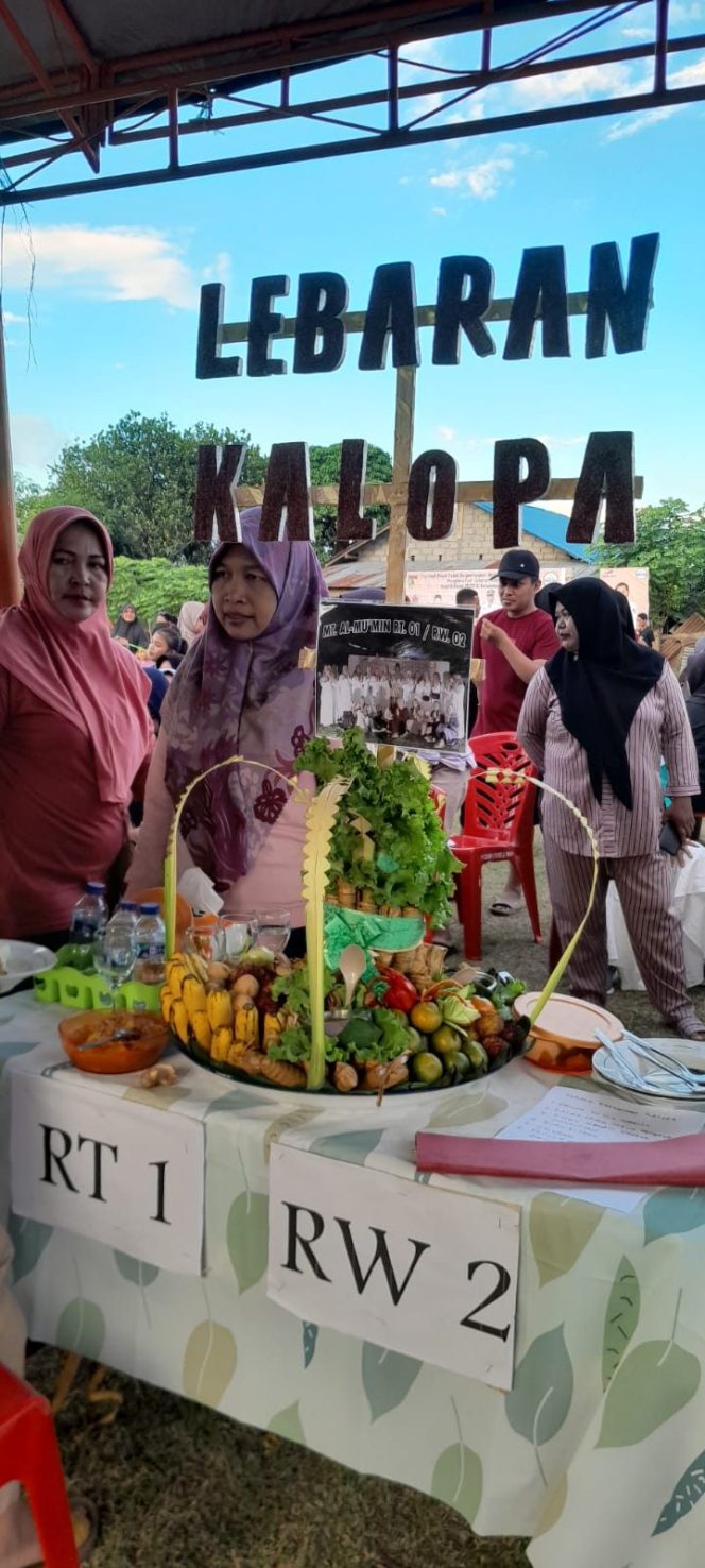 
 Suasana kegiatan pengawu fest dan lebaran kalopa.
(Foto: Humas Pemkot Palu)