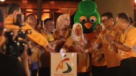 Wali Kota Palu Hadianto Rasyid meresmikan Palu Sport Event. Foto: Humas Pemkot Palu