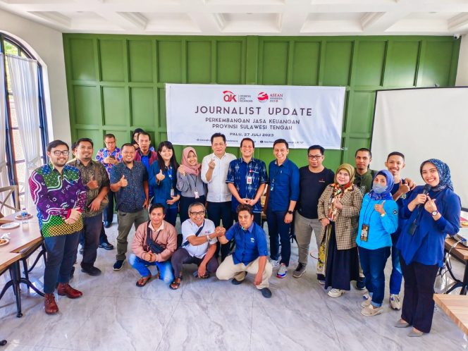 
 OJK menggelar kegiatan Jurnalis Update Sektor Jasa Keuangan Provinsi Sulawesi Tengah. Foto: istimewa 