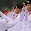 Pengukuhan Paskibraka Kota Palu, Selasa, 15 Agustus 2023, di Taman Nasional Palu. Foto: Dok. Pemkot Palu