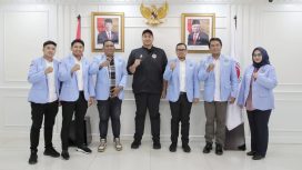 Menpora Dito Ariotedjo menerima audiensi Dewan Pimpinan Pusat (DPP) Mahasiswa Pancasila (Mapancas), Kamis (21/9) sore di lantai 10 Graha Kemenpora RI. Foto: Dok. Kemenpora