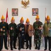 Wali Kota Palu, Hadianto Rasyid (tengah) bersama unsur Forkopimda di perayaan HUT Kota Palu. Foto: Istimewa