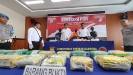 Polda Sulteng ungkap 20 Kg sabu dari Makasar ke Palu. Foto: Istimewa