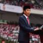 Presiden Jokowi di HUT Bhayangkara Polri 2023. Foto: Istimewa