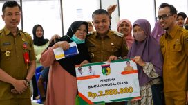 Bantuan Modal Usaha untuk Warga Palu. Foto: Istimewa
